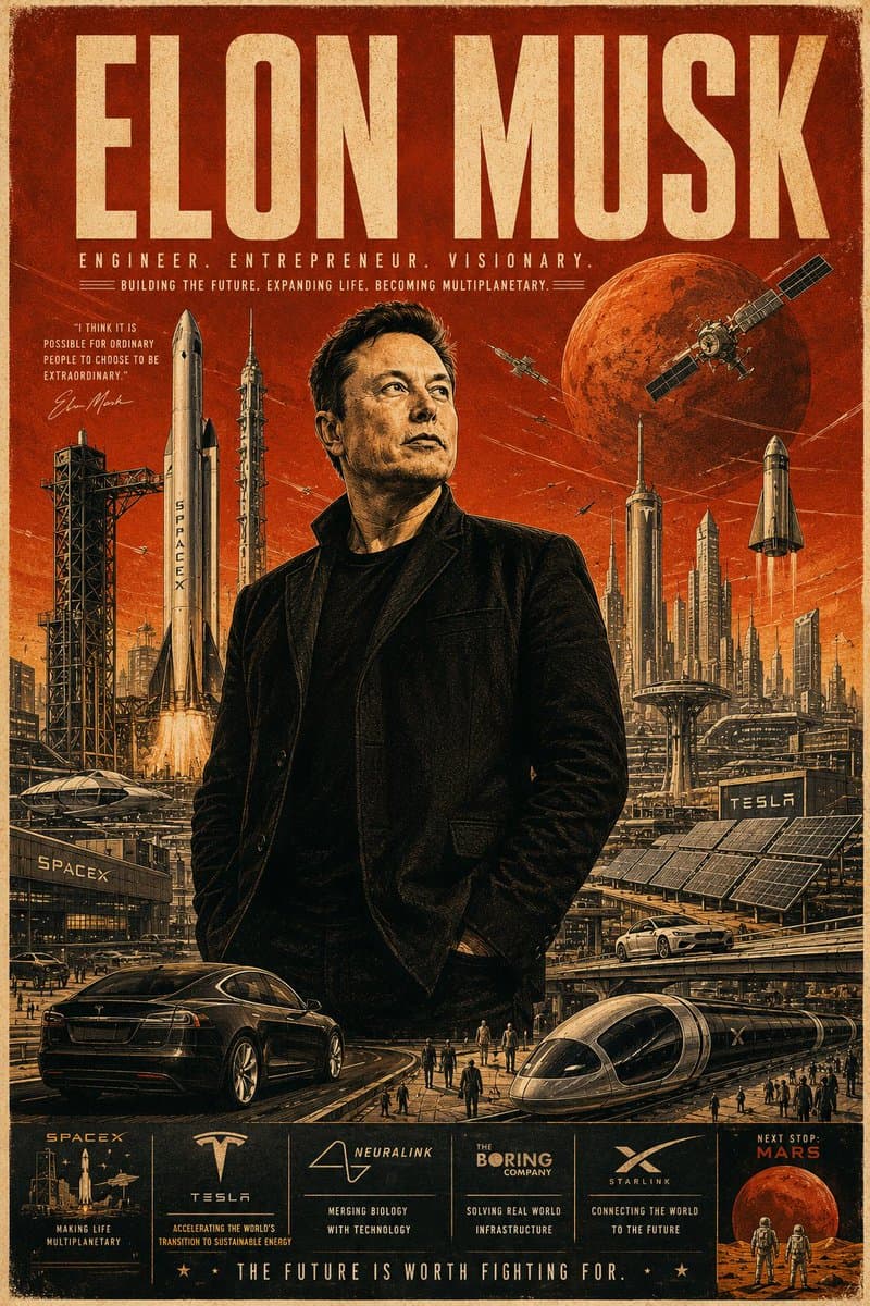 Retro Sci-Fi Propaganda Poster preview image 1