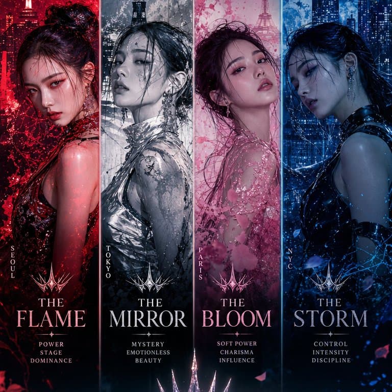 K-Pop Girl Group Comeback Concept preview image 1