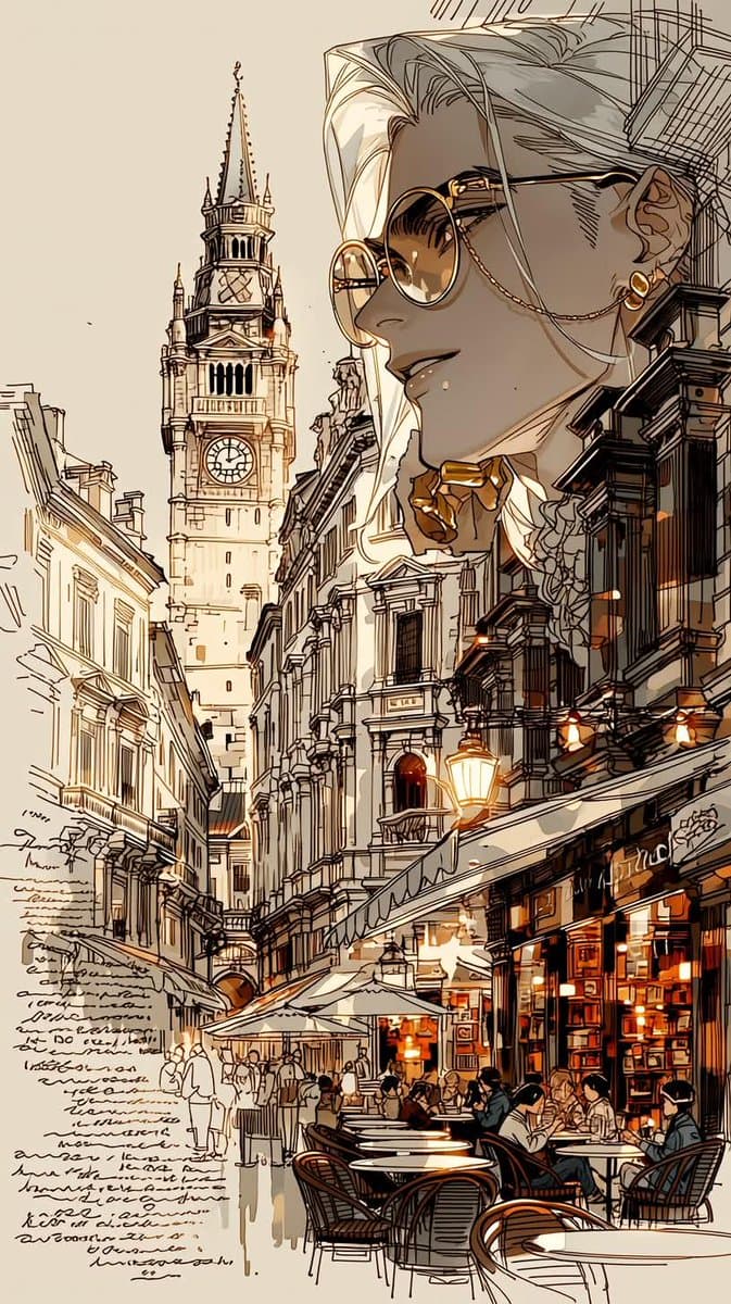 European City Travel Illustration preview image 4