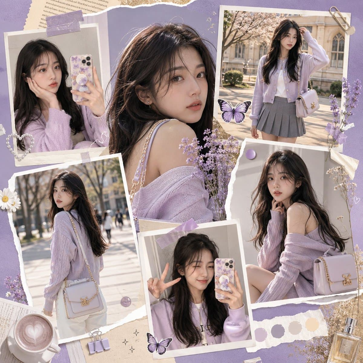 K-Fashion Z 世代社交媒体拼贴 preview image 1