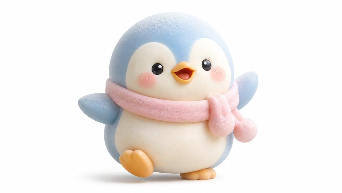 Kawaii Mochi 3D Toy Character preview image 1