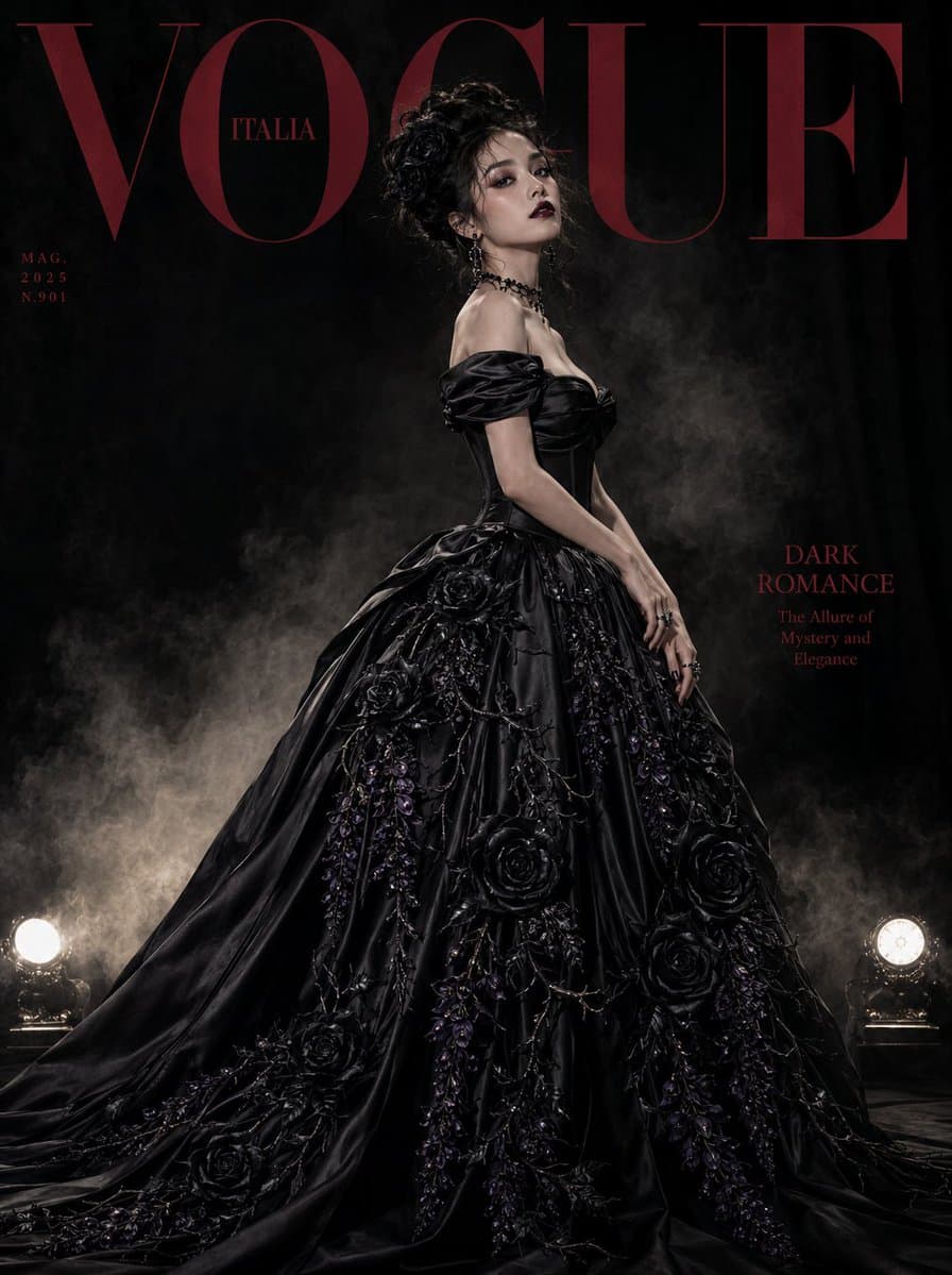 Gothic Luxury Magazine Cover preview image 1