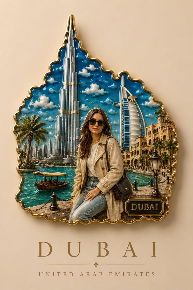 Handmade Enamel Souvenir Magnet preview image 4