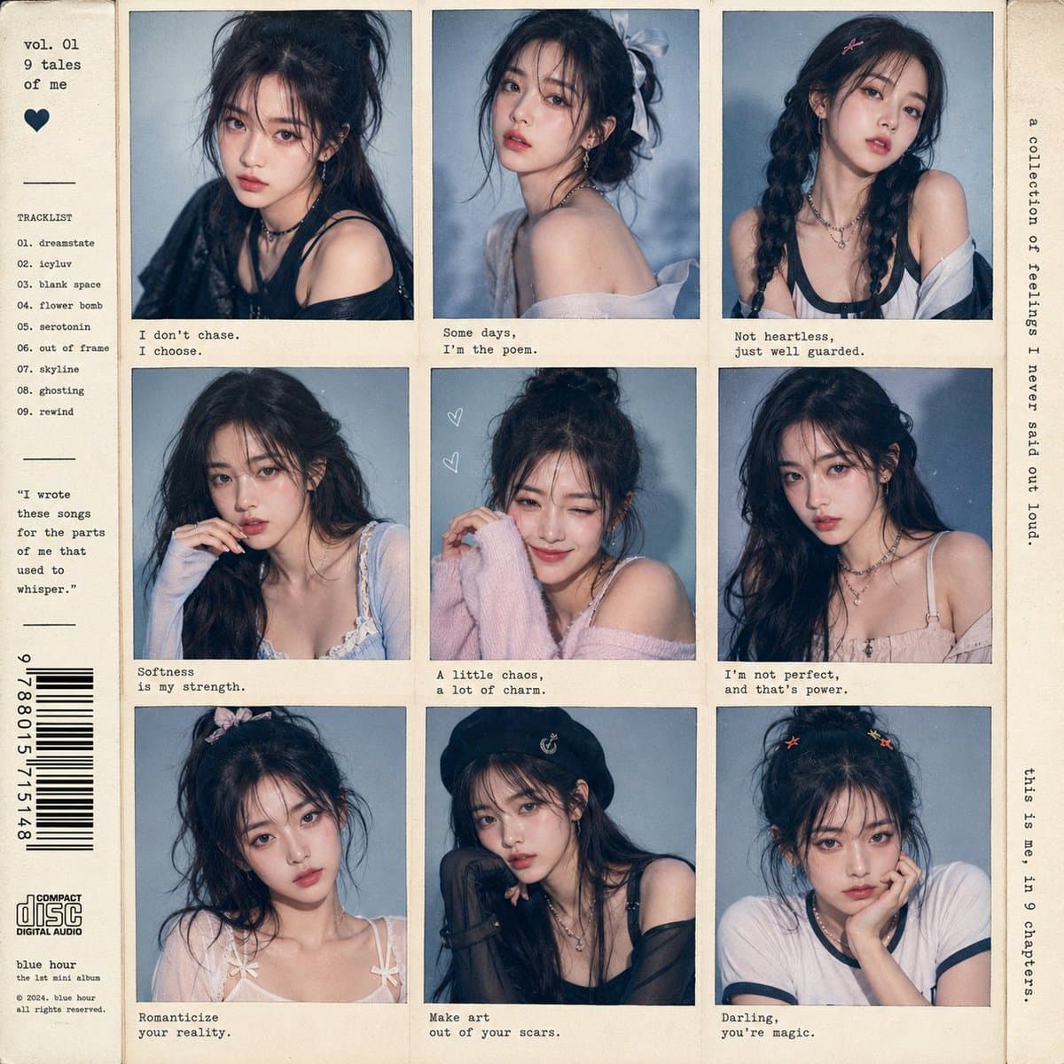 K-pop Idol Polaroid Collage preview image 1