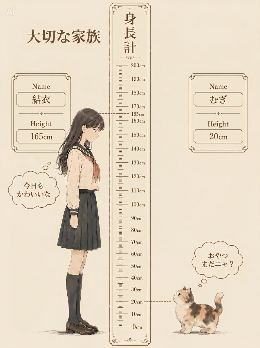 Nostalgic Height Chart Family Poster preview image 1