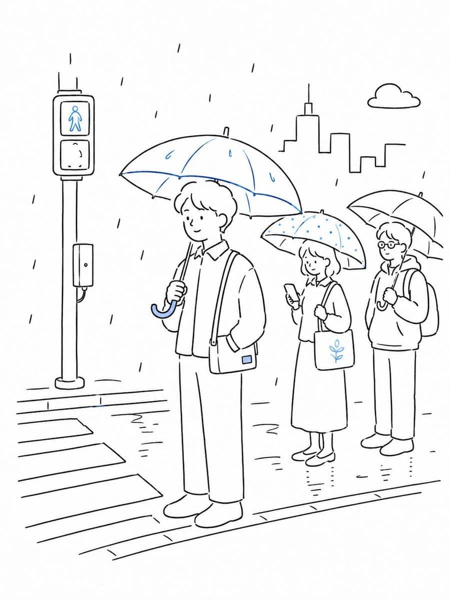 Minimalist Urban Vector Illustration preview image 3