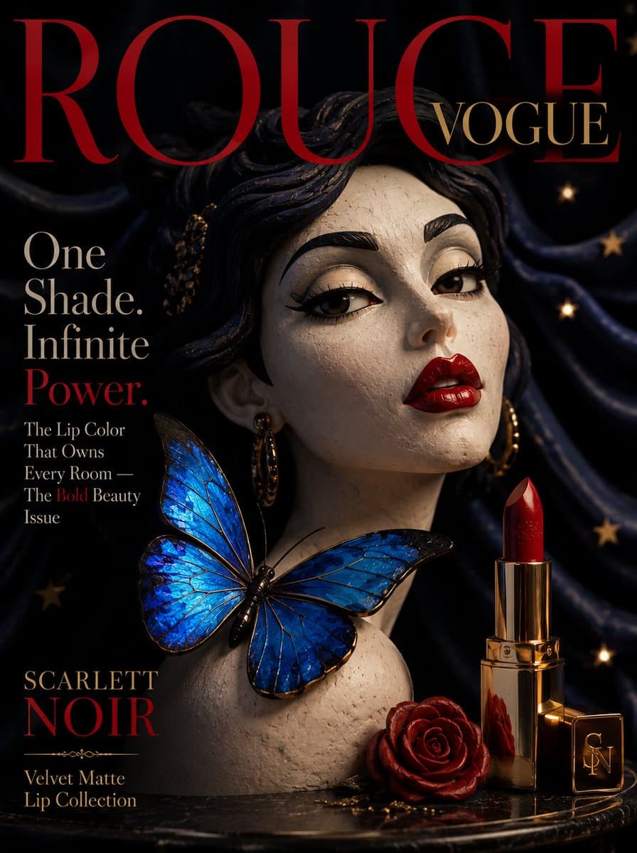Claymation Luxury Magazine Cover preview image 1