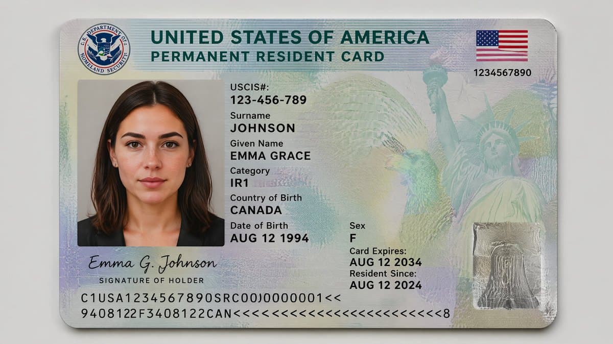 Authentic Japanese Residence Card preview image 2