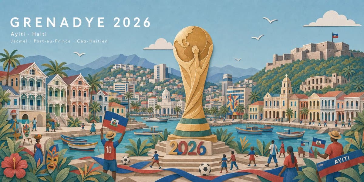 Haitian Football Poster Panorama preview image 1