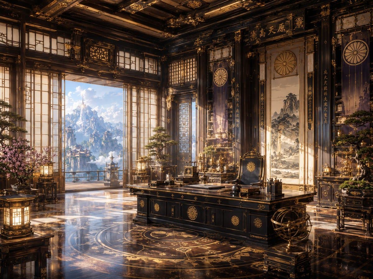 NeoNippon Imperial Throne Hall preview image 2