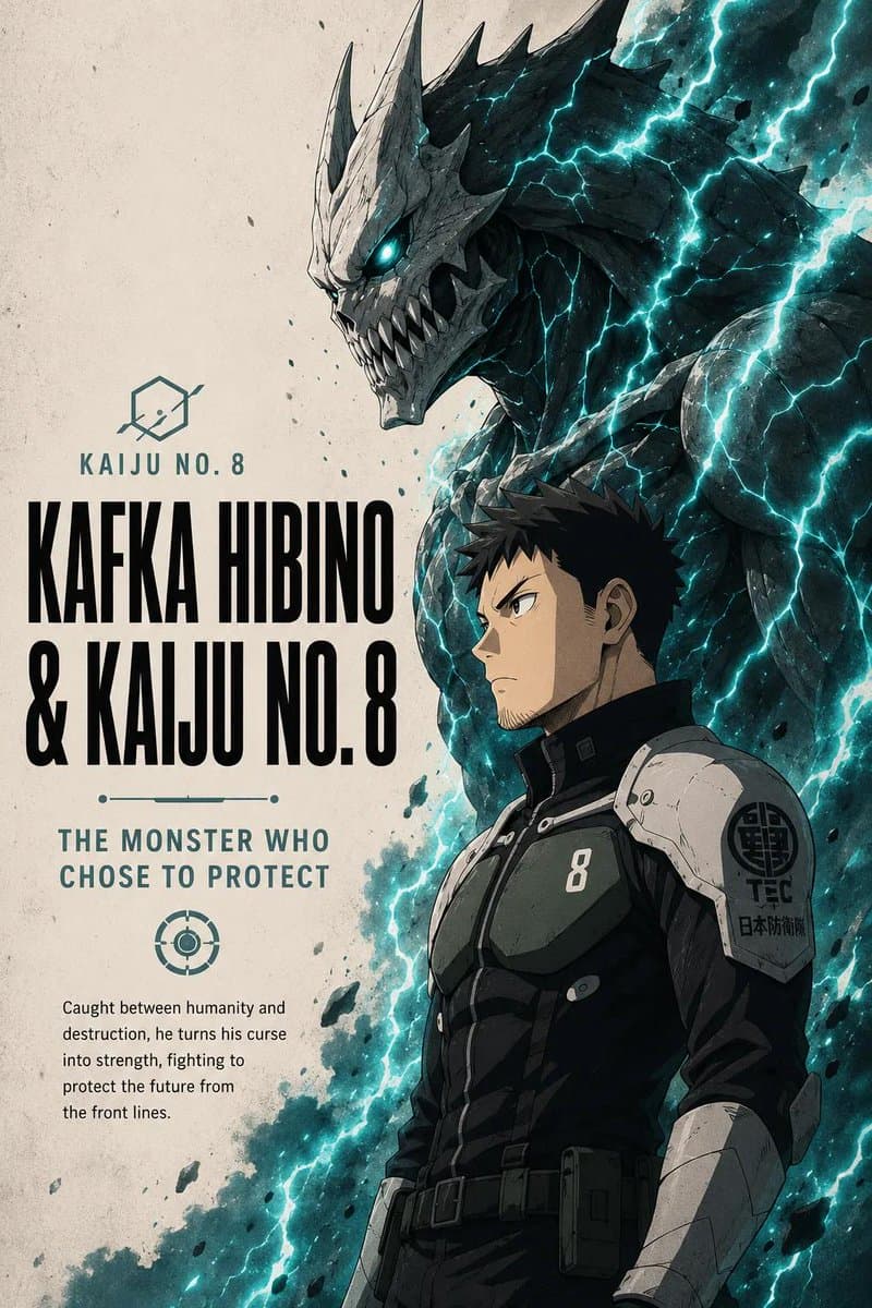 Anime Warrior and Spirit Poster preview image 3