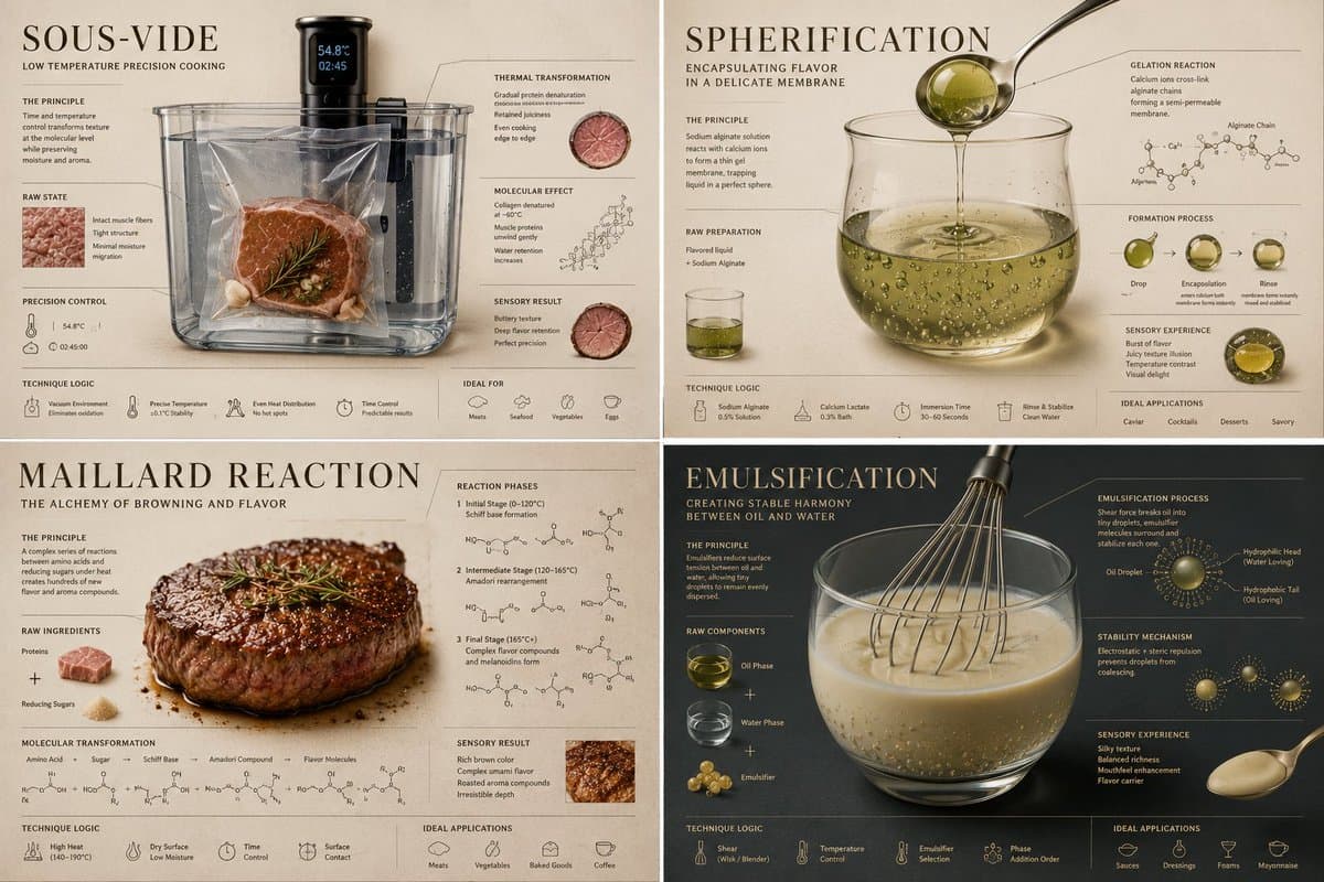 Luxury Culinary Chemistry Poster preview image 1