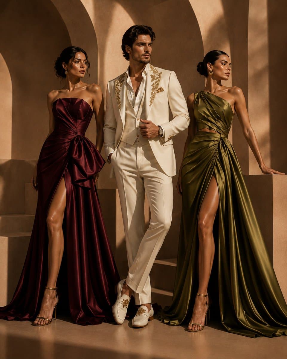Luxury Editorial Trio in Couture preview image 1