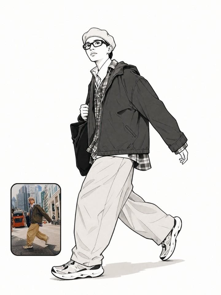 Photo to Manga Art Transformation preview image 1