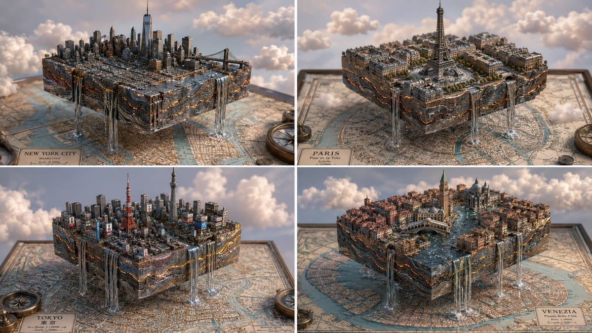 Isometric Magma Damascus Steel Cities preview image 1