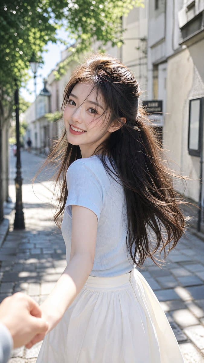 Cinematic Summer Portrait of an East Asian Woman preview image 3
