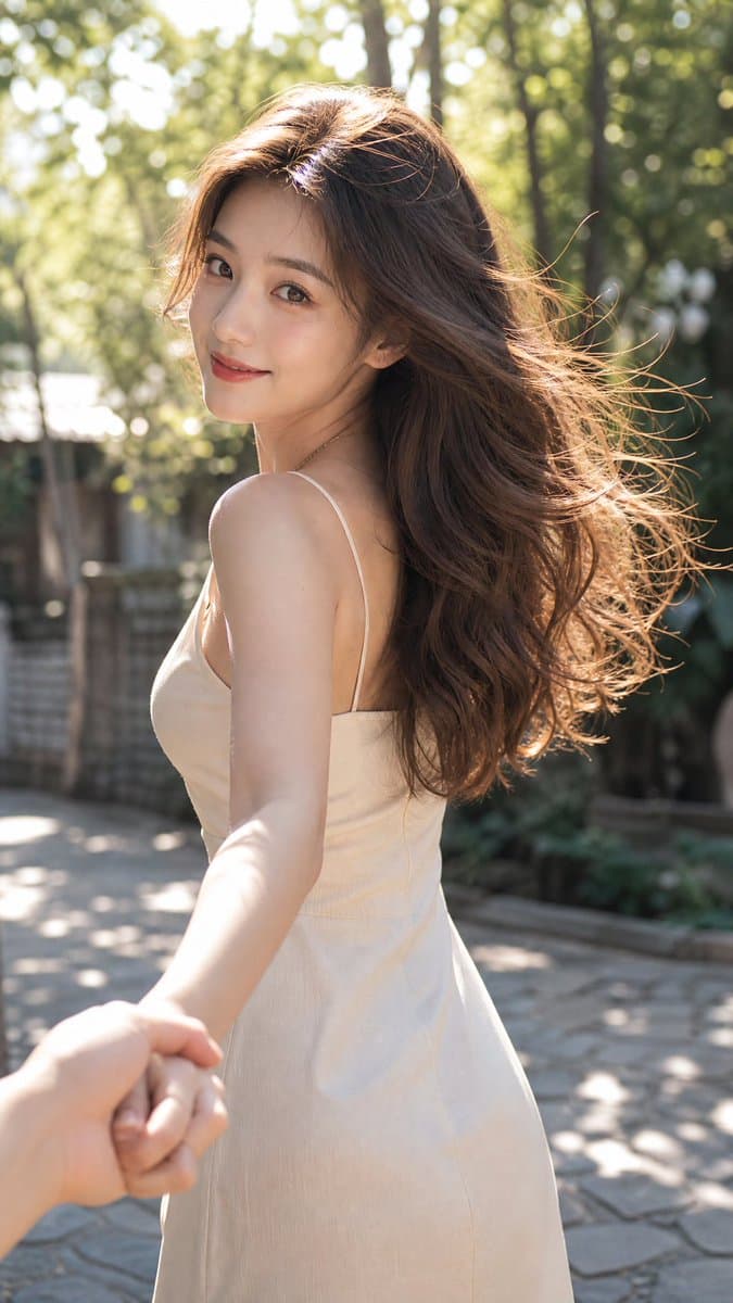 Cinematic Summer Portrait of an East Asian Woman preview image 4