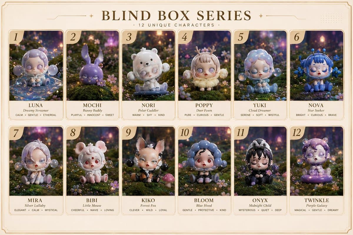 Fantasy Blind Box Character Series Poster preview image 1