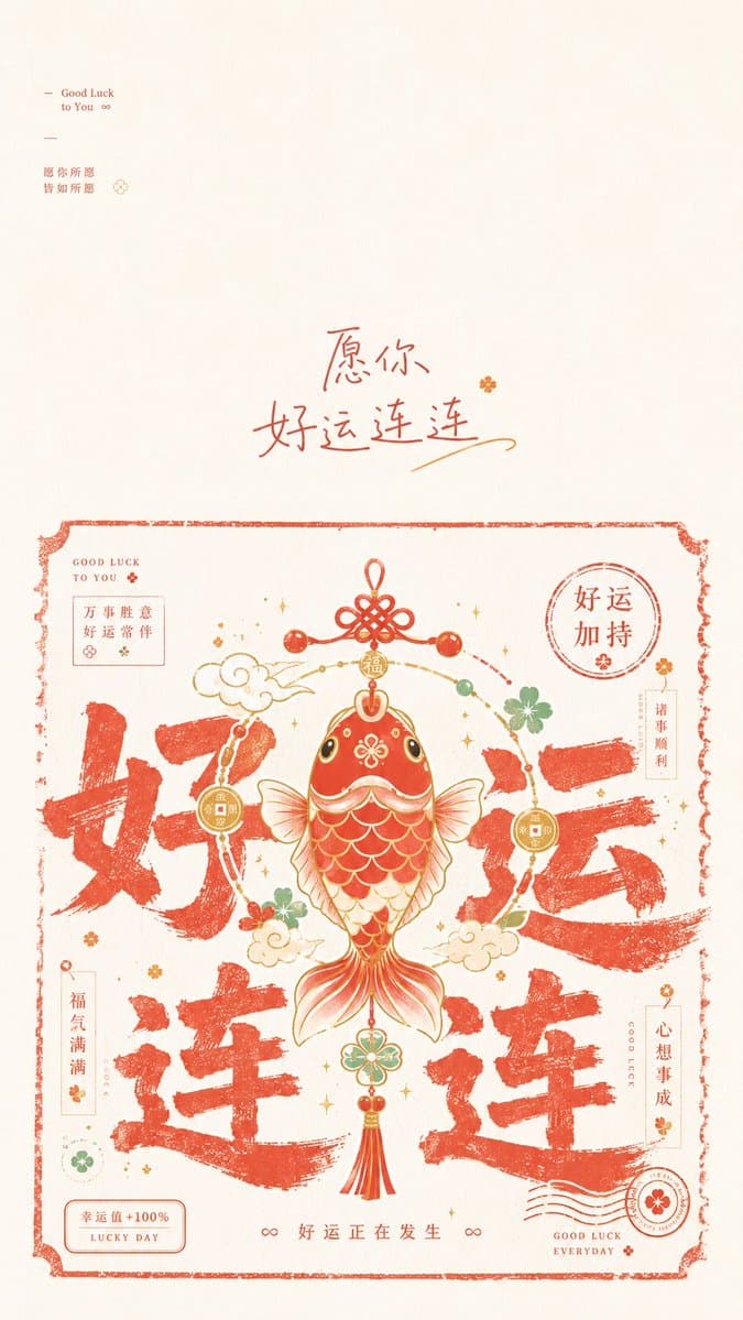 Minimalist Festive Greeting Illustration preview image 2