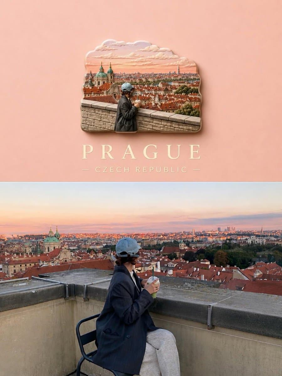 3D Souvenir Badge Travel Poster preview image 4