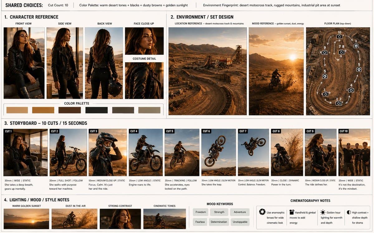 Motocross Legend Storyboard preview image 1