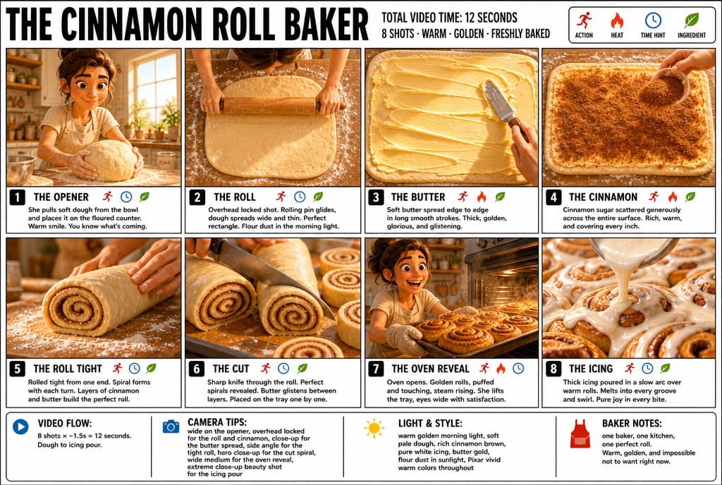 3D Pixar Style Bakery Infographic preview image 1