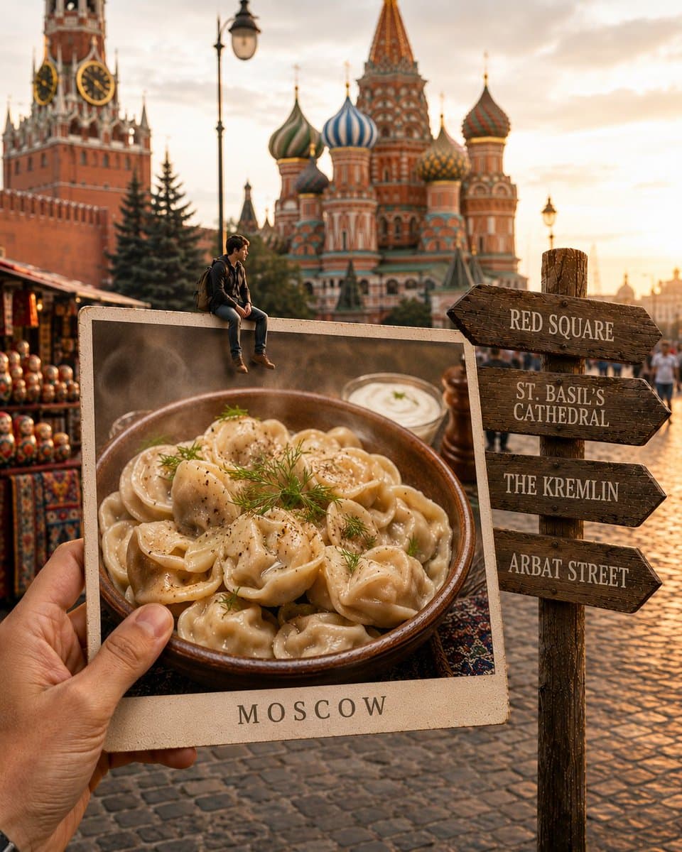 Hyper-realistic Travel Food Postcard preview image 4
