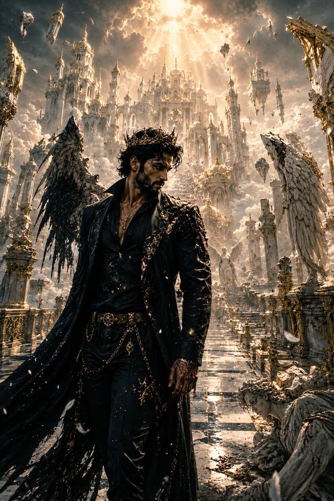 The Last Man in Heaven Fantasy Artwork preview image 1