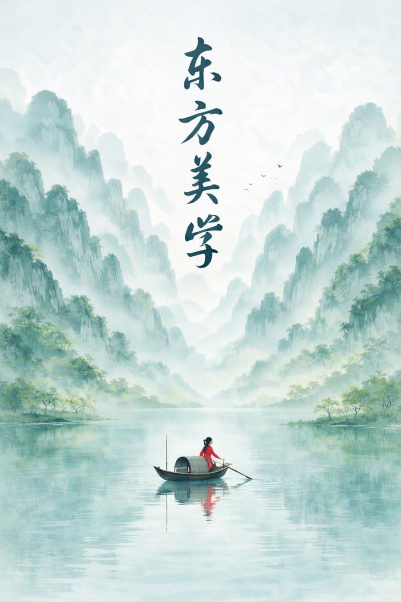 Minimalist Chinese Ink Wash Mist Painting preview image 1