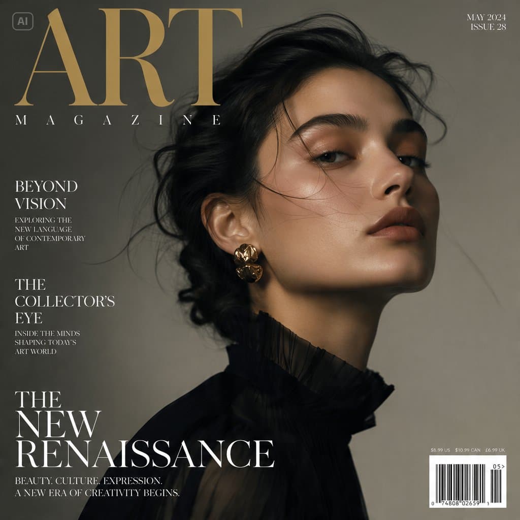 AI Magazine Product Mockup preview image 2