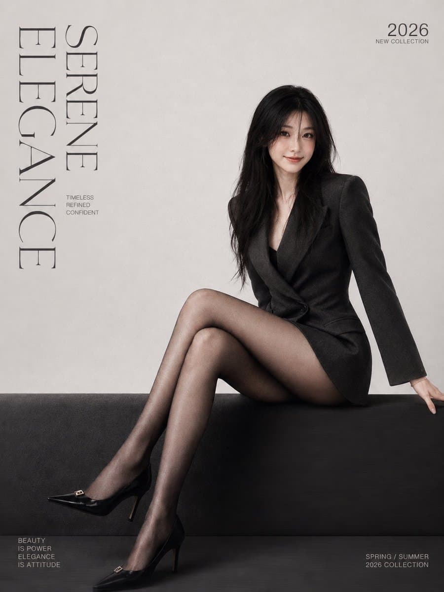 Minimalist Fashion Magazine Portrait preview image 1
