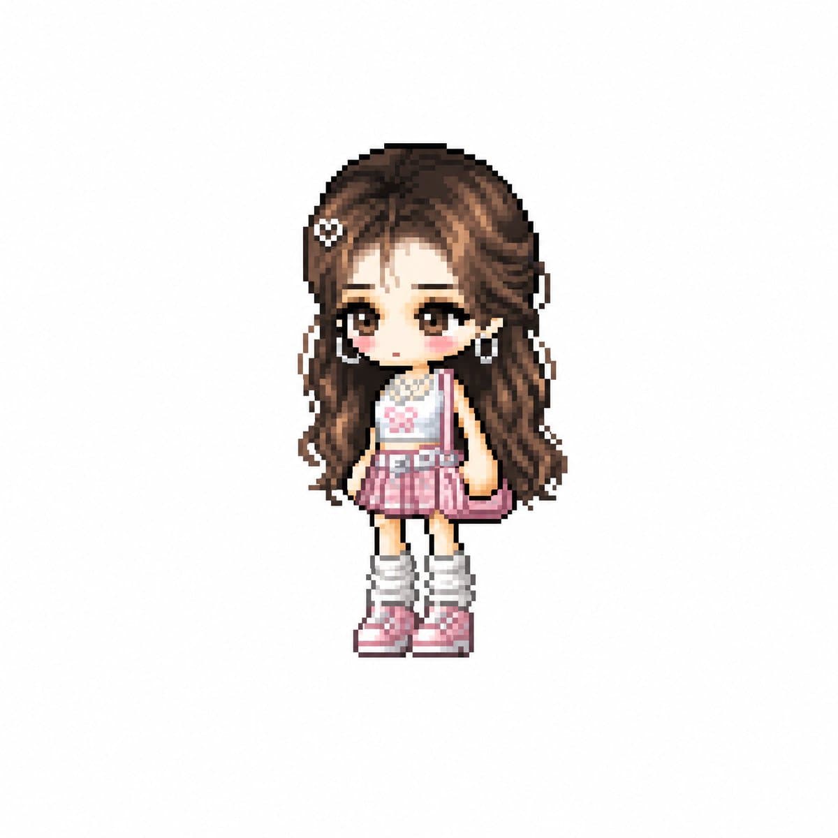 Censored Chibi Pixel Girl preview image 2