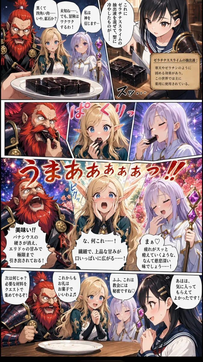 Fantasy Wagashi Manga Cooking Page preview image 2