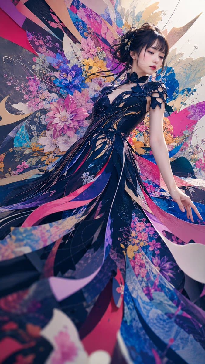 Floral Ribbon Couture Dancer preview image 2