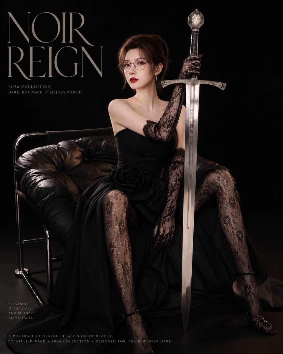 Dark Queen Aesthetic Fashion Elements preview image 2