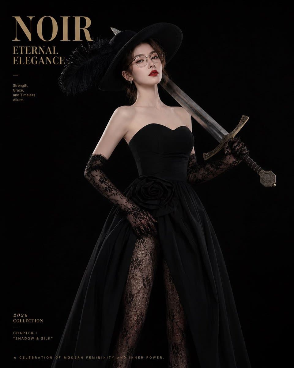 Dark Queen Aesthetic Fashion Elements preview image 4