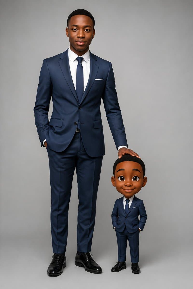 Executive Portrait With Mini Caricature preview image 1