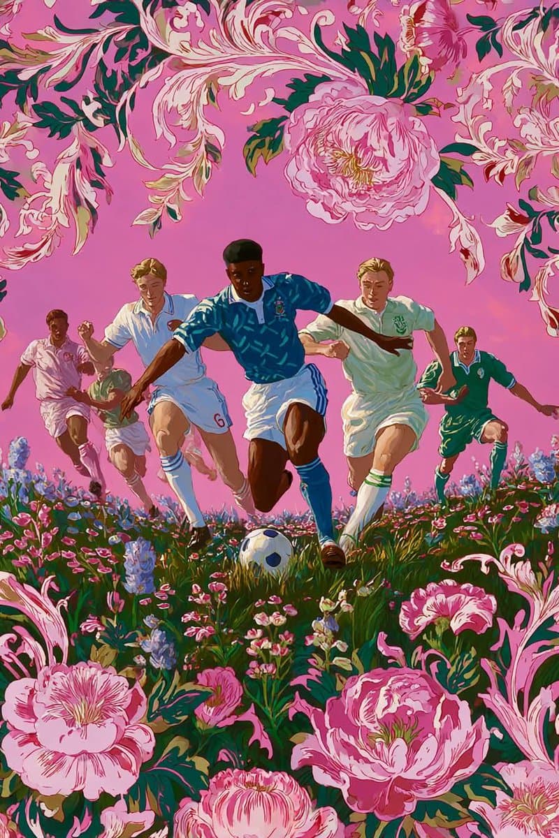 Dreamlike Football Surrealist Illustration preview image 2