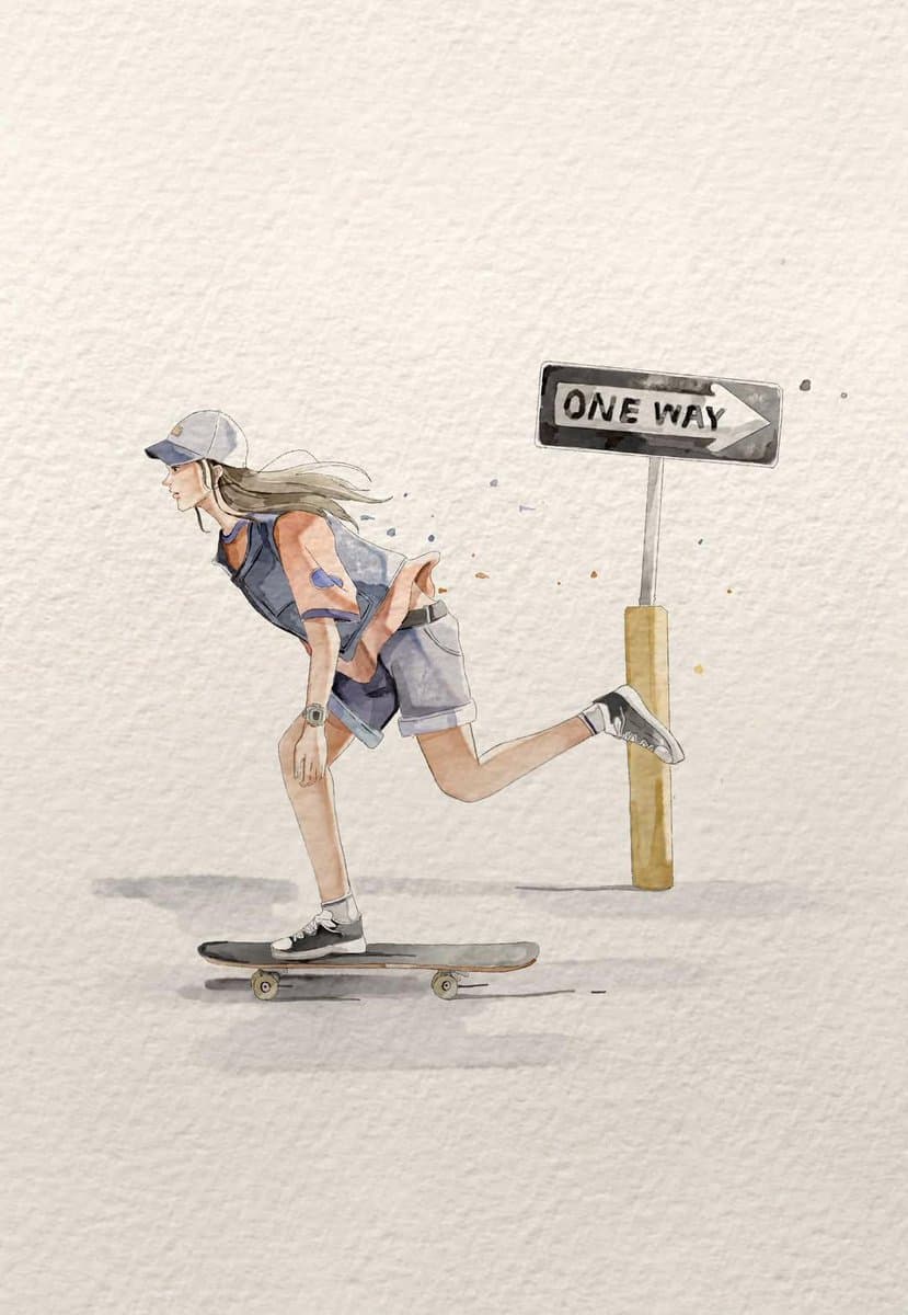 Watercolor Fashion Illustration Aesthetic preview image 3