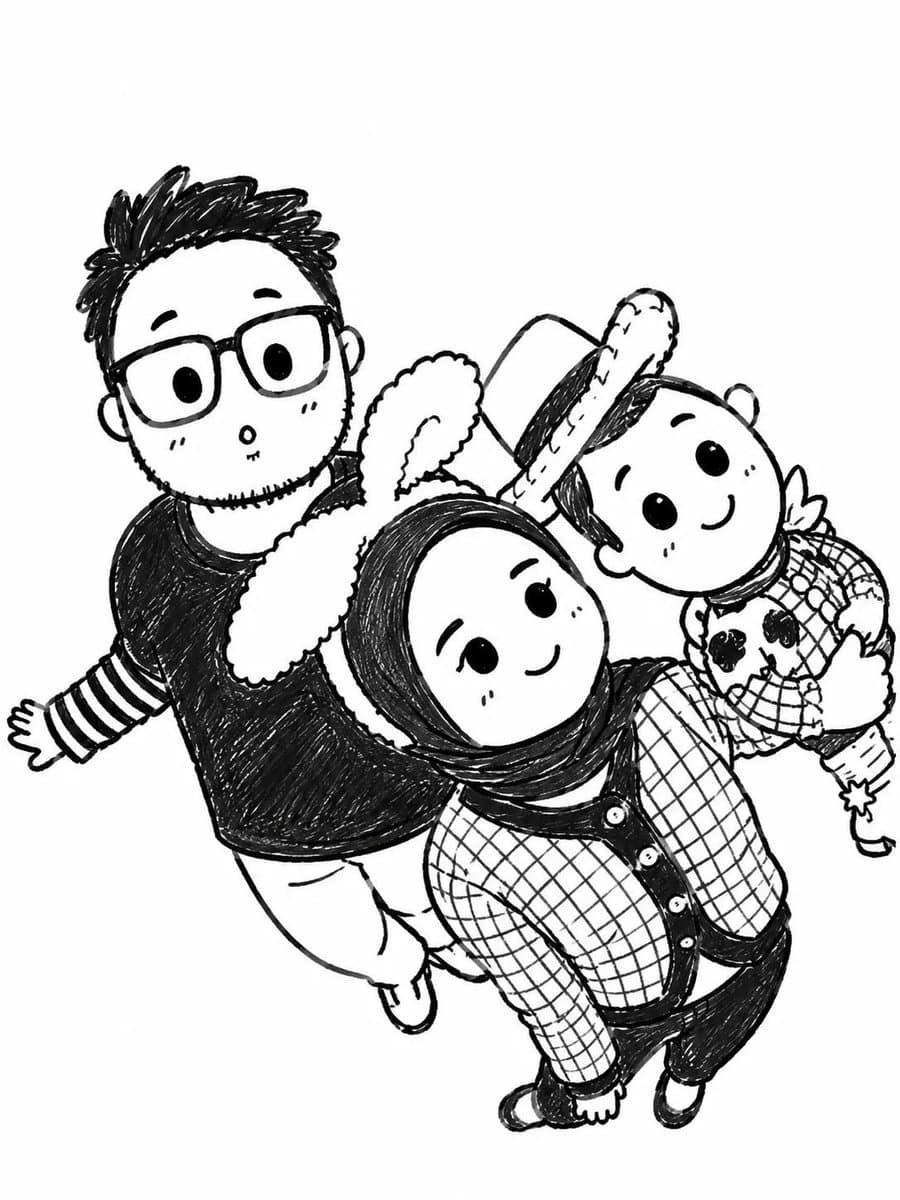 Photo to Chibi Doodle Transformation preview image 1