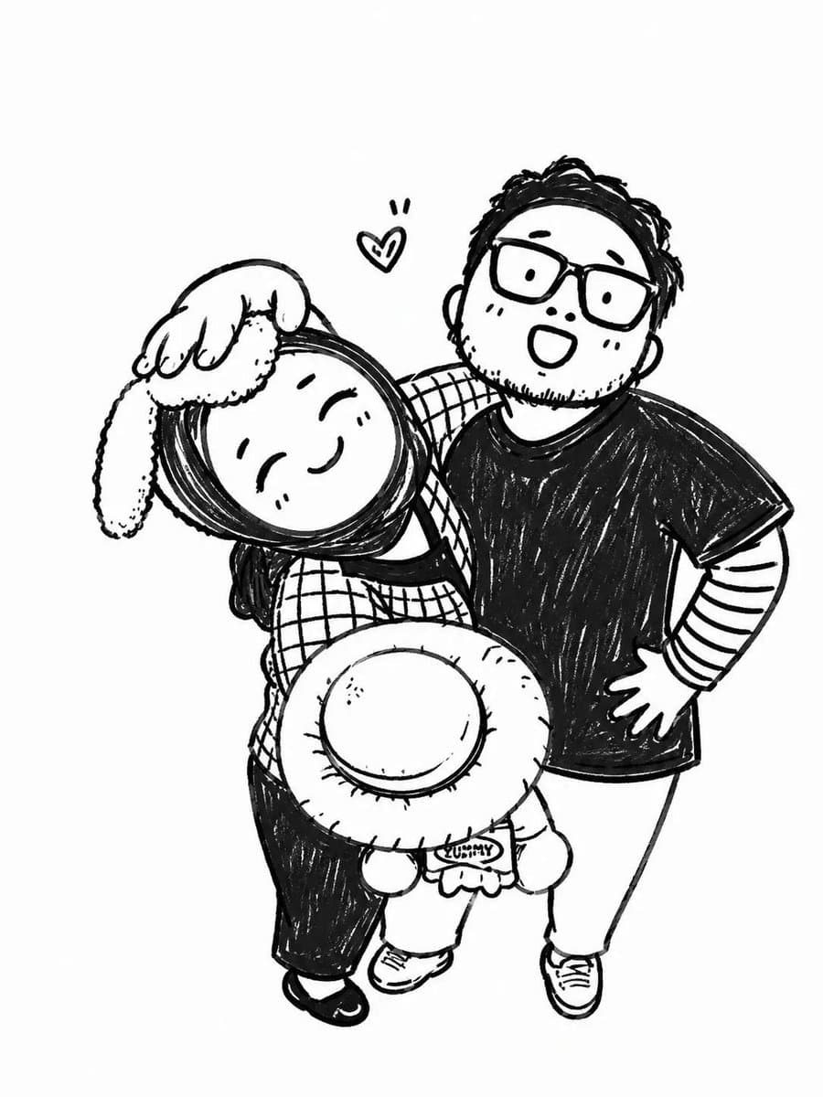 Photo to Chibi Doodle Transformation preview image 4