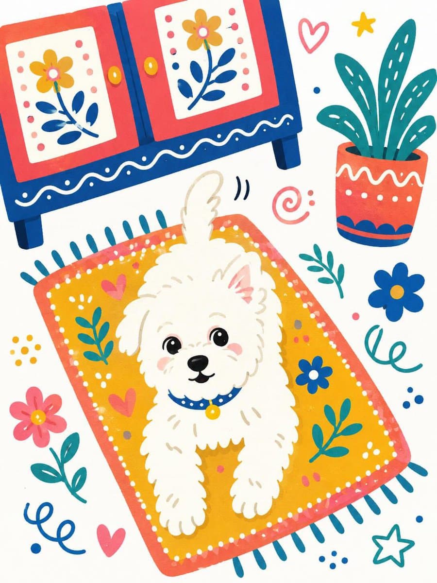 Kawaii Storybook Doodle Illustration - 1 preview image 4