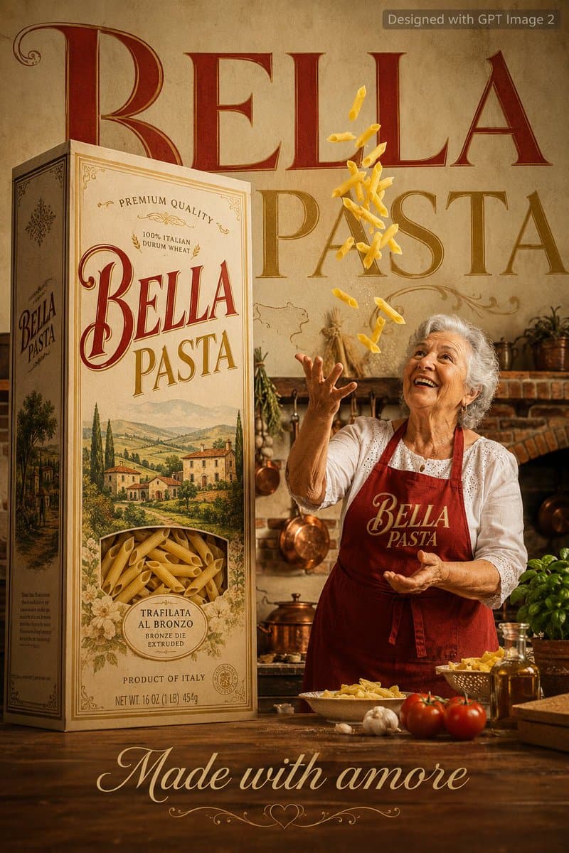 Italian Food Advertisement Poster preview image 1