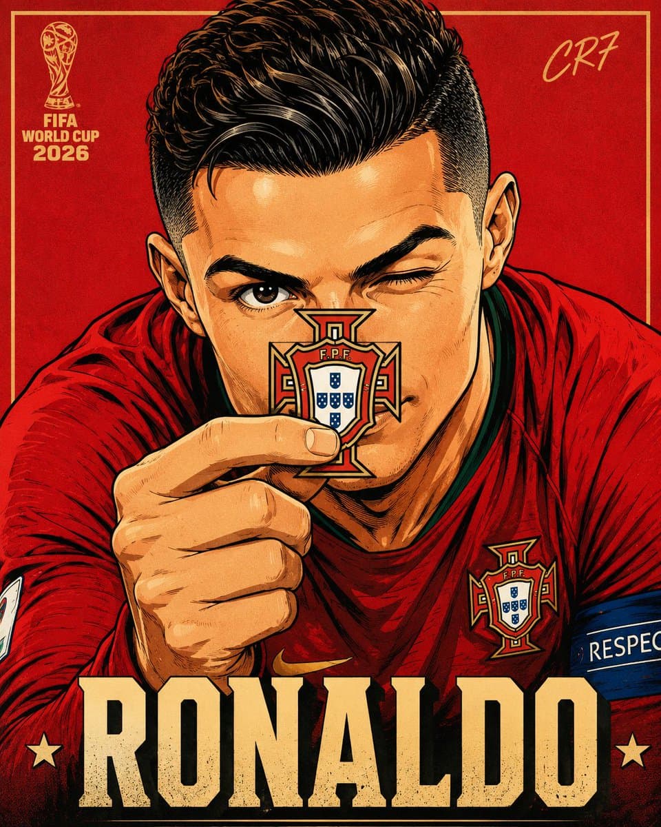 FIFA World Cup Anime Poster - 1 preview image 1