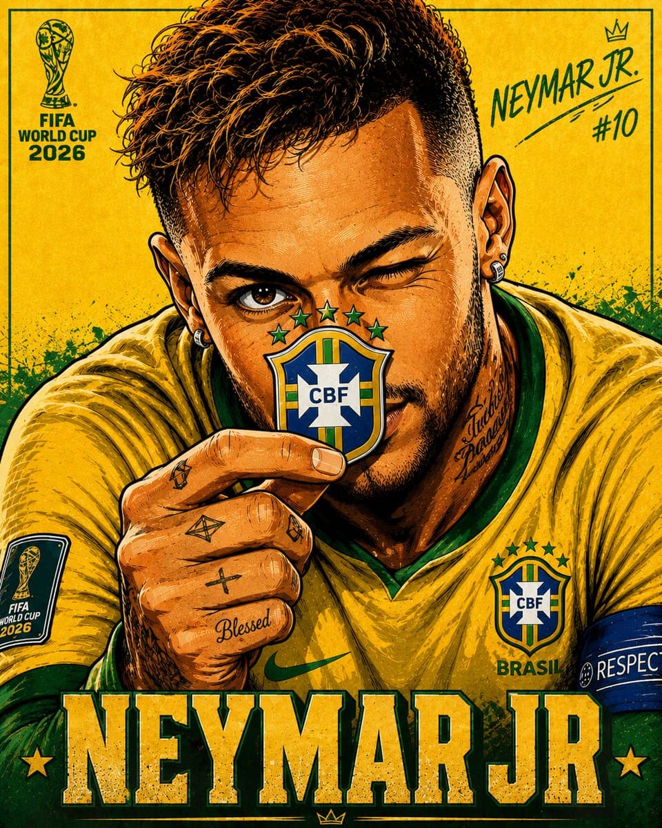 FIFA World Cup Anime Poster - 1 preview image 3
