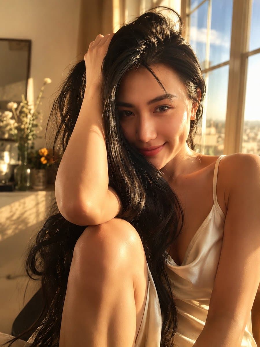 Cinematic Golden Hour Lifestyle Portrait - 1 preview image 2