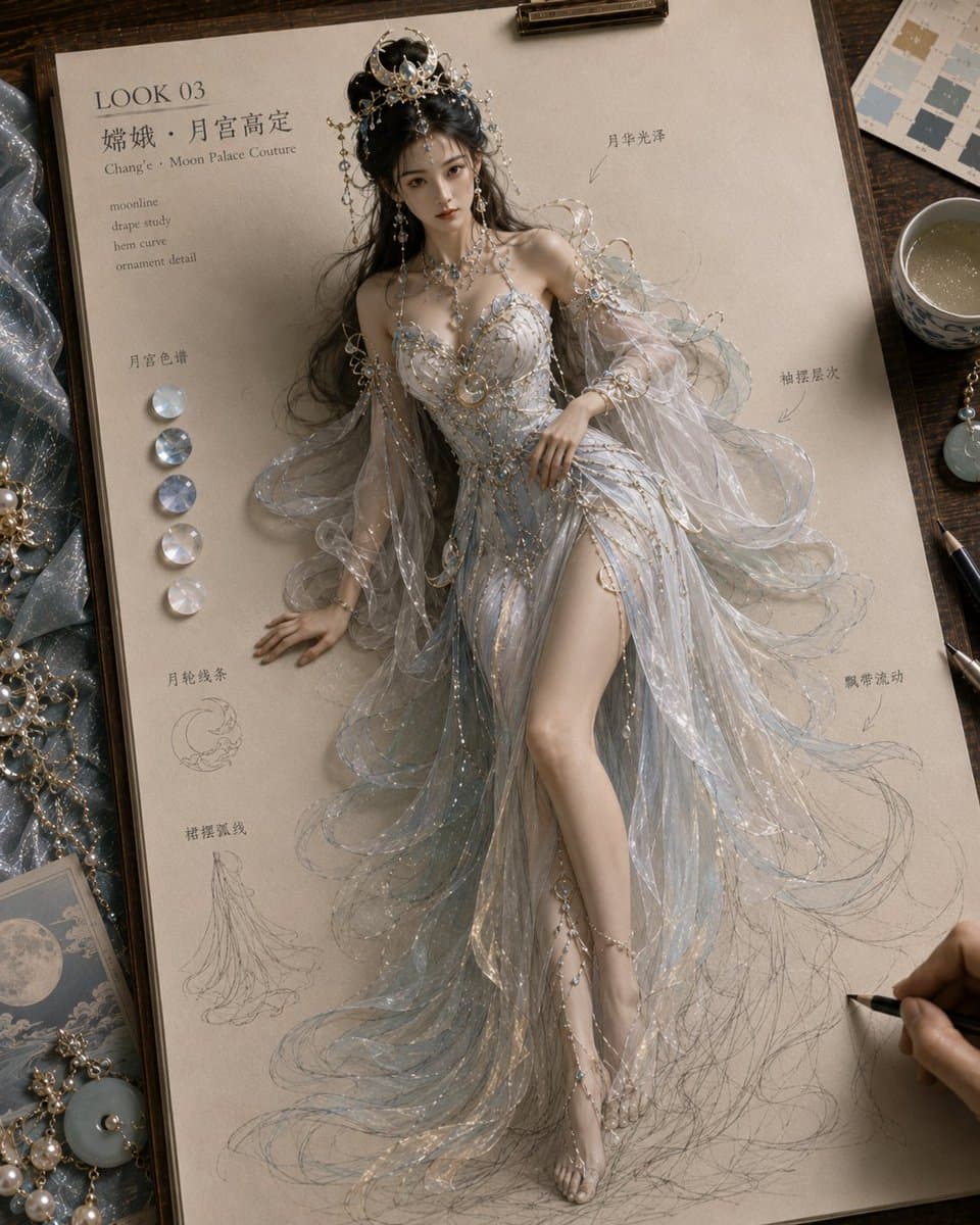 Mythical Haute Couture Sketch Workspace - 1 preview image 3