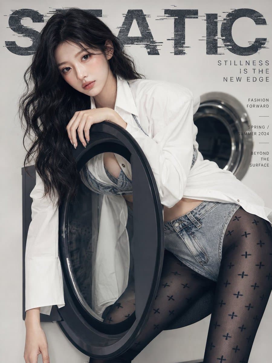 Laundromat Fashion Editorial Cover preview image 2