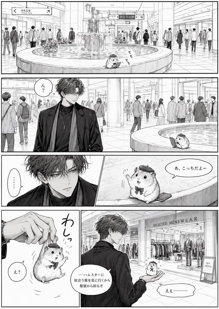 Manga Hamster Friend at Mall preview image 1