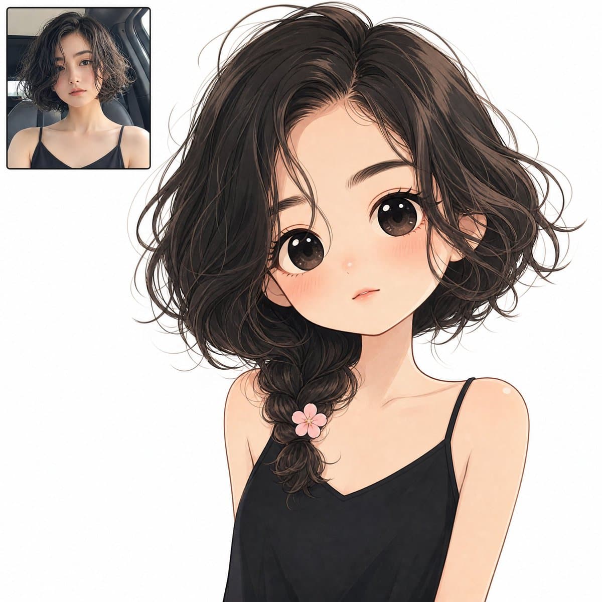 Anime Twin Chibi Portrait preview image 1
